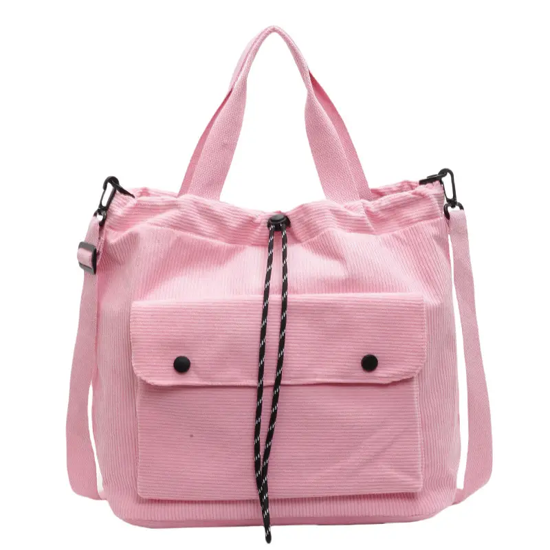 Purple Nylon Shoulder Bag for Women Autumn Winter College - Image 2
