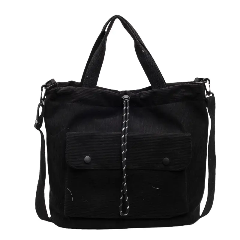 Purple Nylon Shoulder Bag for Women Autumn Winter College - Image 3