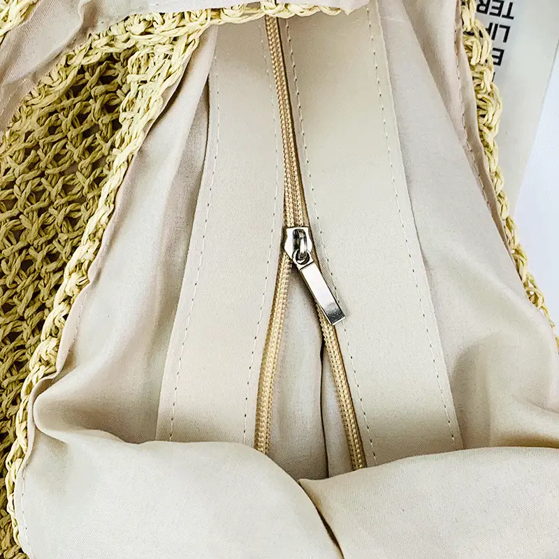 Wholesale New Forest Straw Bag, Simple and Fashionable Shoulder Woven Bag, Beach Bag, Lady Casual Women's Bag - Image 4
