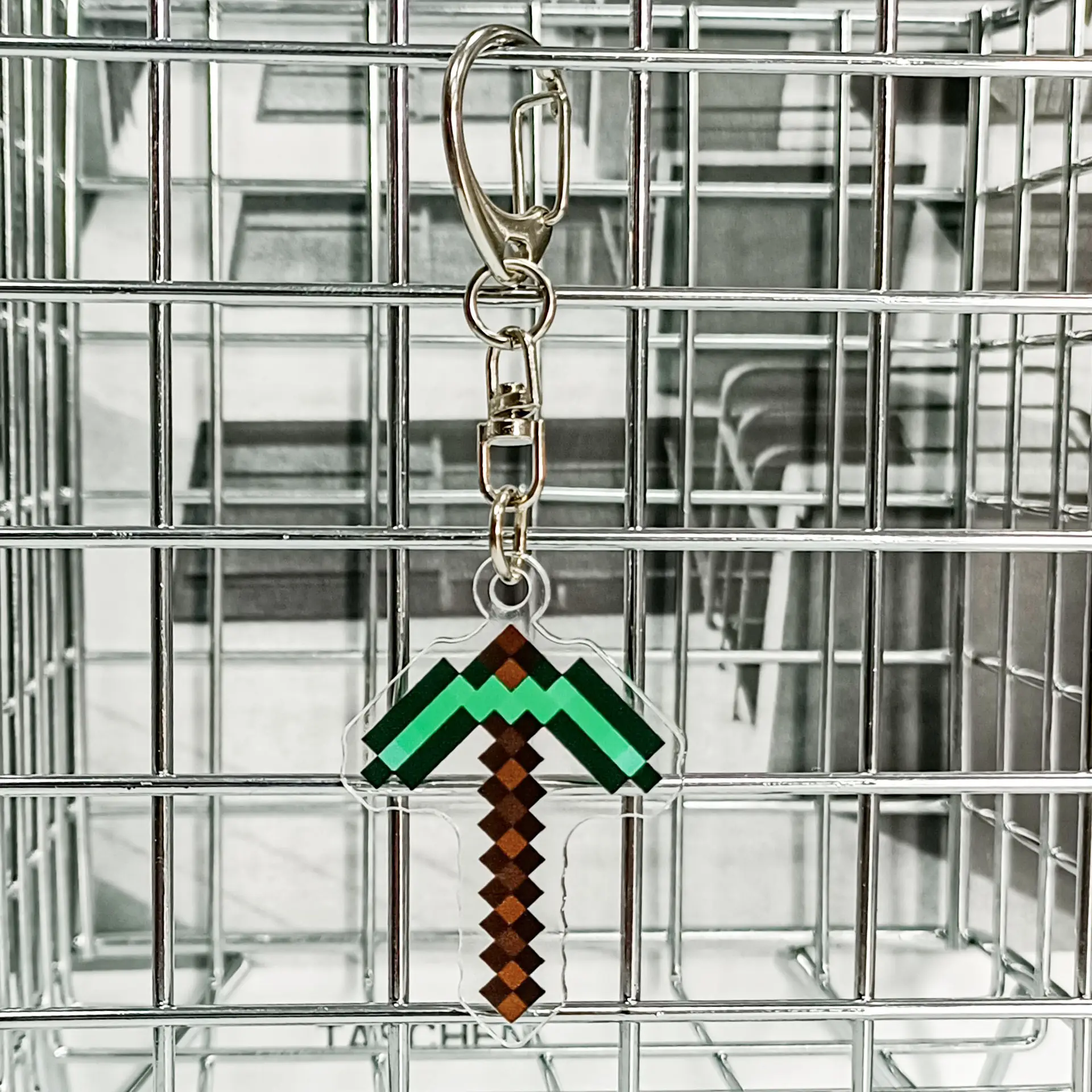 Minecraft My World Pixel Keychain Set Undead Totem Golden Apple - Image 13