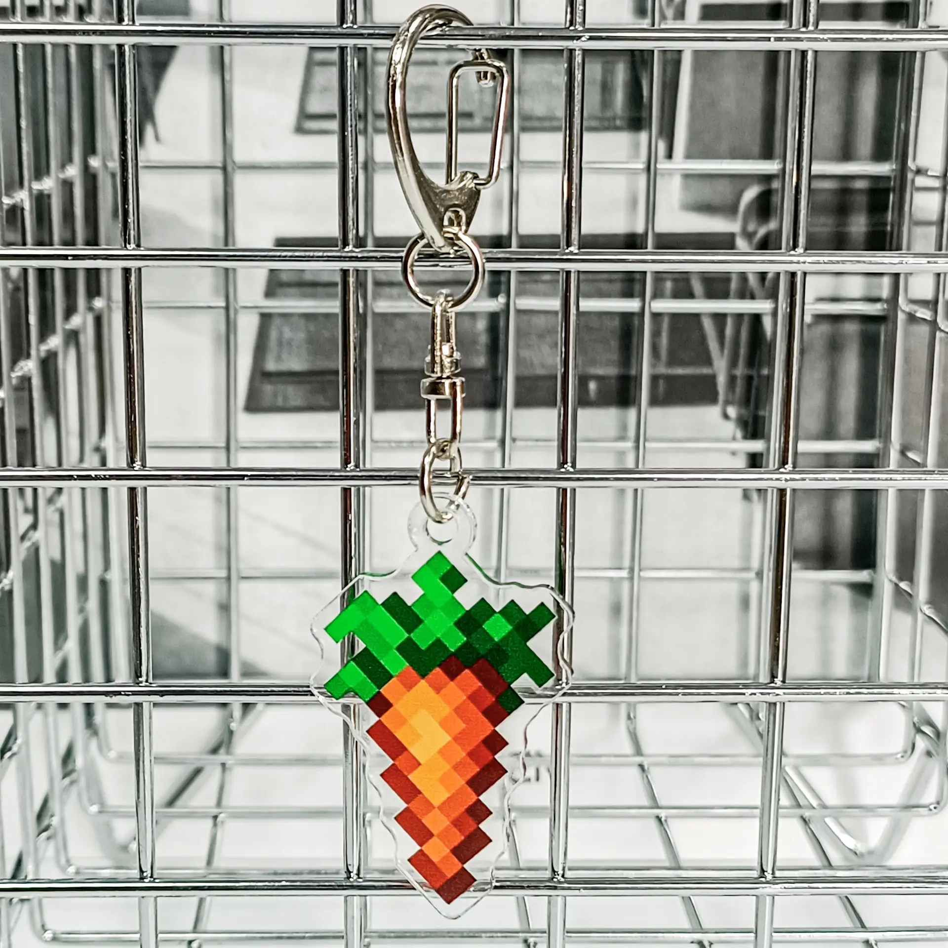 Minecraft My World Pixel Keychain Set Undead Totem Golden Apple - Image 9