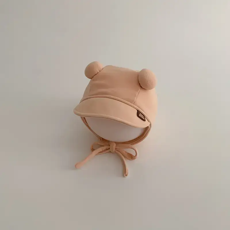 Baby Ear Protection Hat with Lace-Up Closure - Image 2