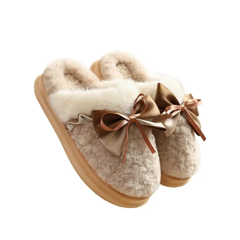 Women's Winter Thick Cotton Slippers Outfit - Image 8