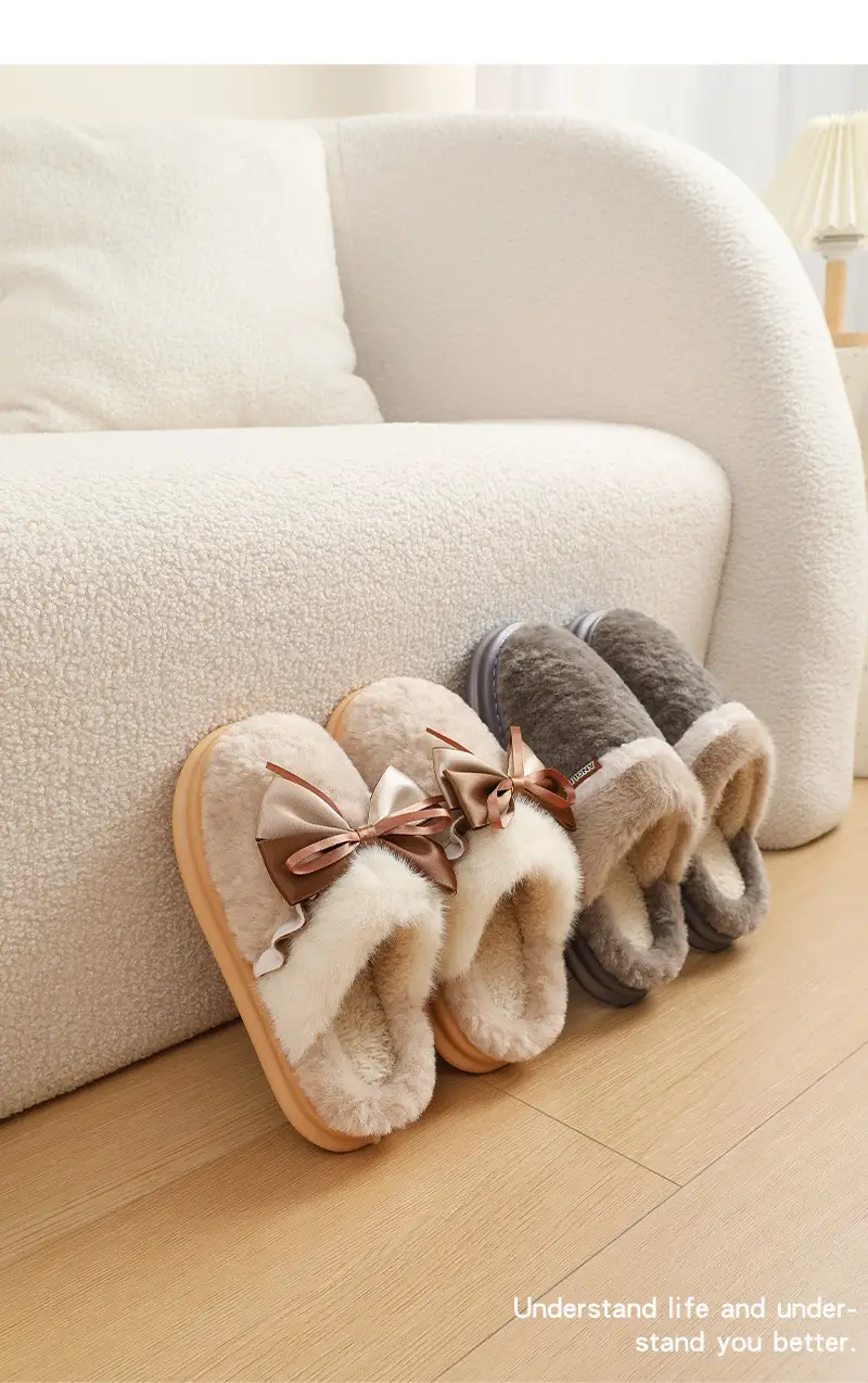 Women's Winter Thick Cotton Slippers Outfit — feature 12