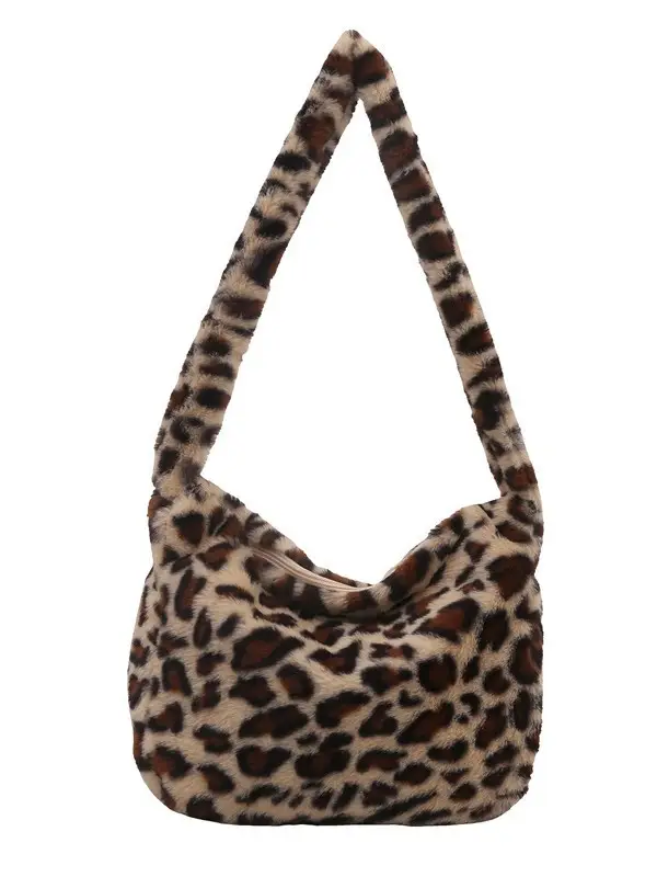 Leopard Print Crossbody Bag Women Large Capacity - Image 8