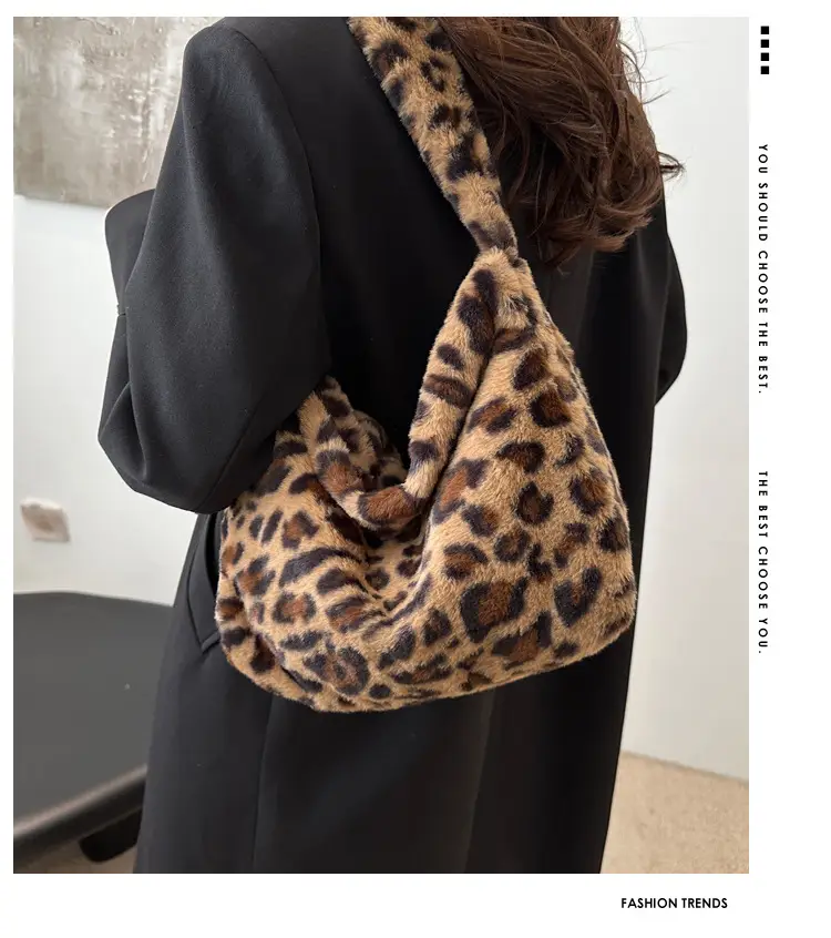 Leopard Print Crossbody Bag Women Large Capacity — feature 1