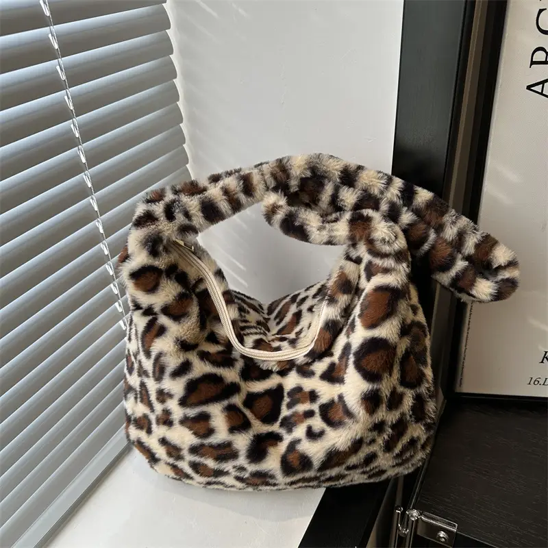 Leopard Print Crossbody Bag Women Large Capacity - Image 2