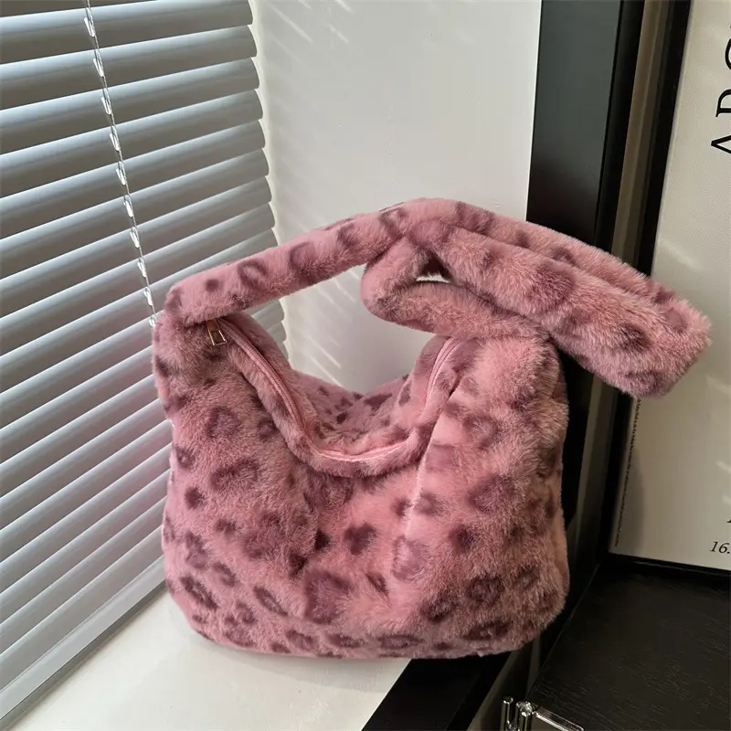 Leopard Print Crossbody Bag Women Large Capacity - Image 3