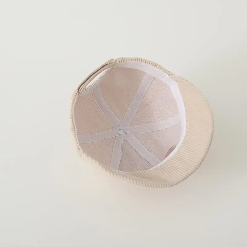 Pink Embroidered Bow Baby Cap for Girls — feature 11