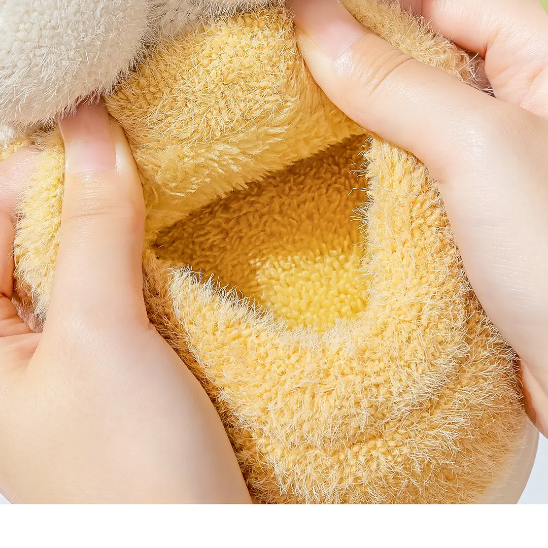 Children's Cotton Slippers Boys Winter New Home Warm Bag with Cotton Shoes Girls Parent-child Cartoon Cotton Slippers for Women — feature 8