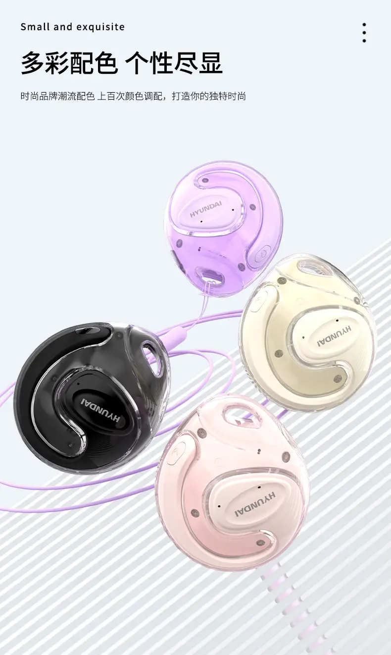 Pink Wireless Bluetooth Ear Hooks for Sports β feature 13