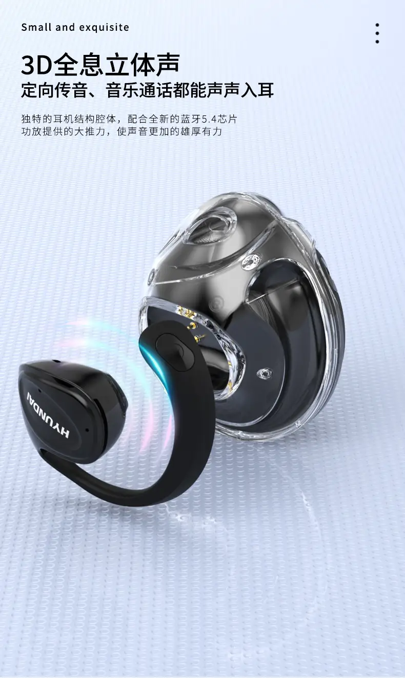 Pink Wireless Bluetooth Ear Hooks for Sports β feature 5