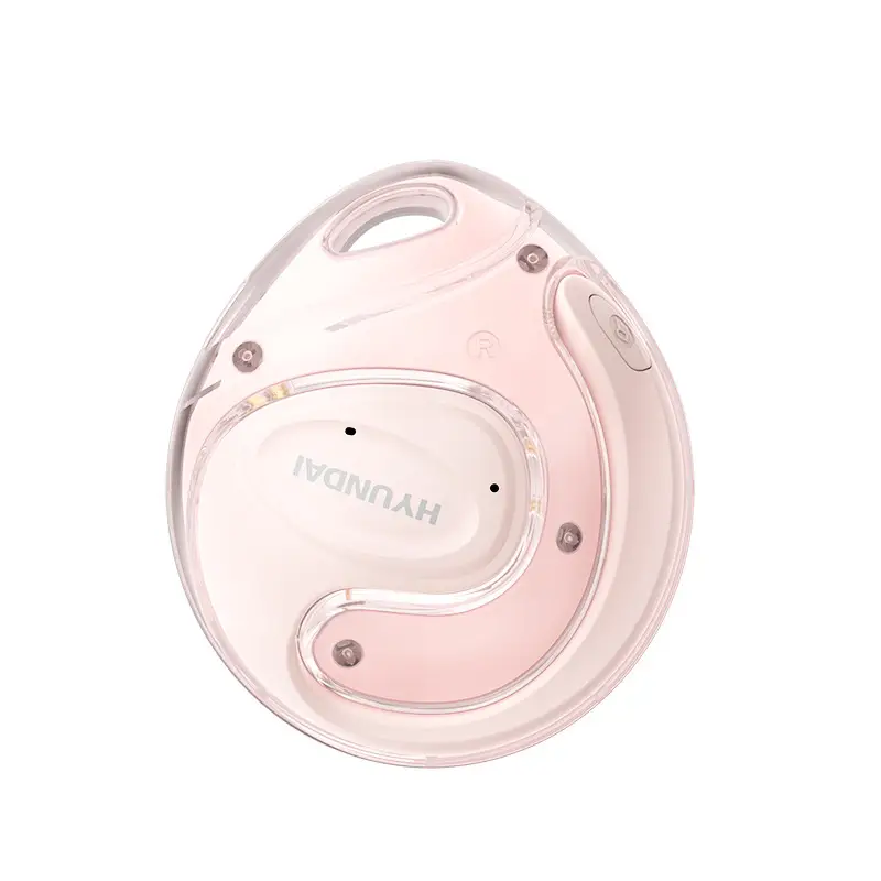 Pink Wireless Bluetooth Ear Hooks for Sports - Image 3
