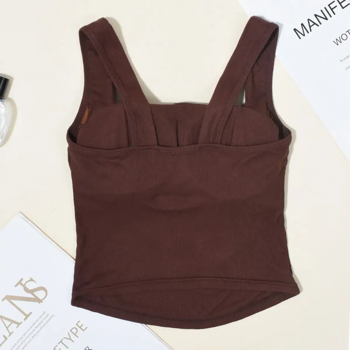 Women's Seamless Thermal Vest Underwear Base Layer with Full Cup Coverage - Image 4