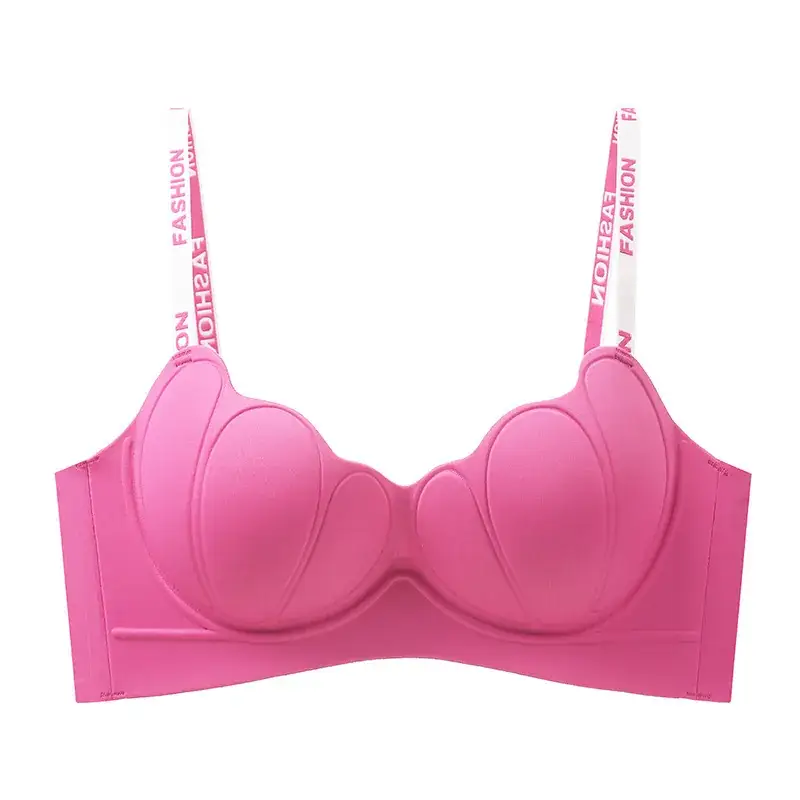 Traceless Sports Bra with Cartoon Design & Anti-Sagging Design