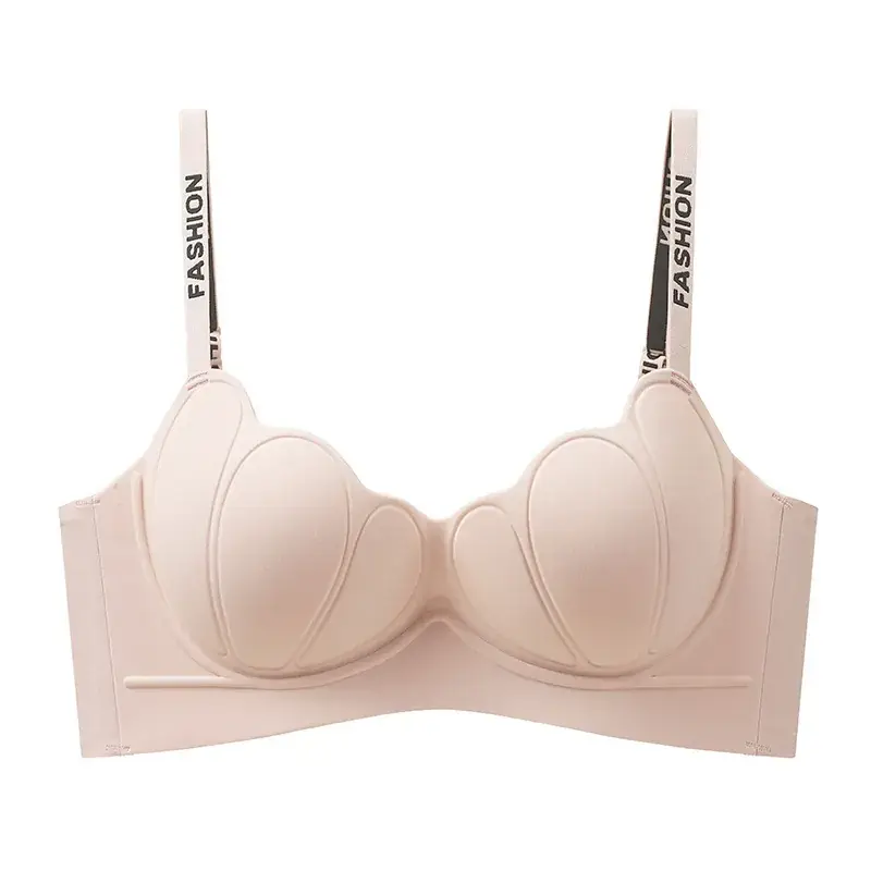 Traceless Sports Bra with Cartoon Design & Anti-Sagging Design