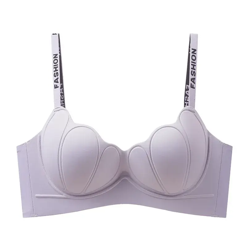 Traceless Sports Bra with Cartoon Design & Anti-Sagging Design