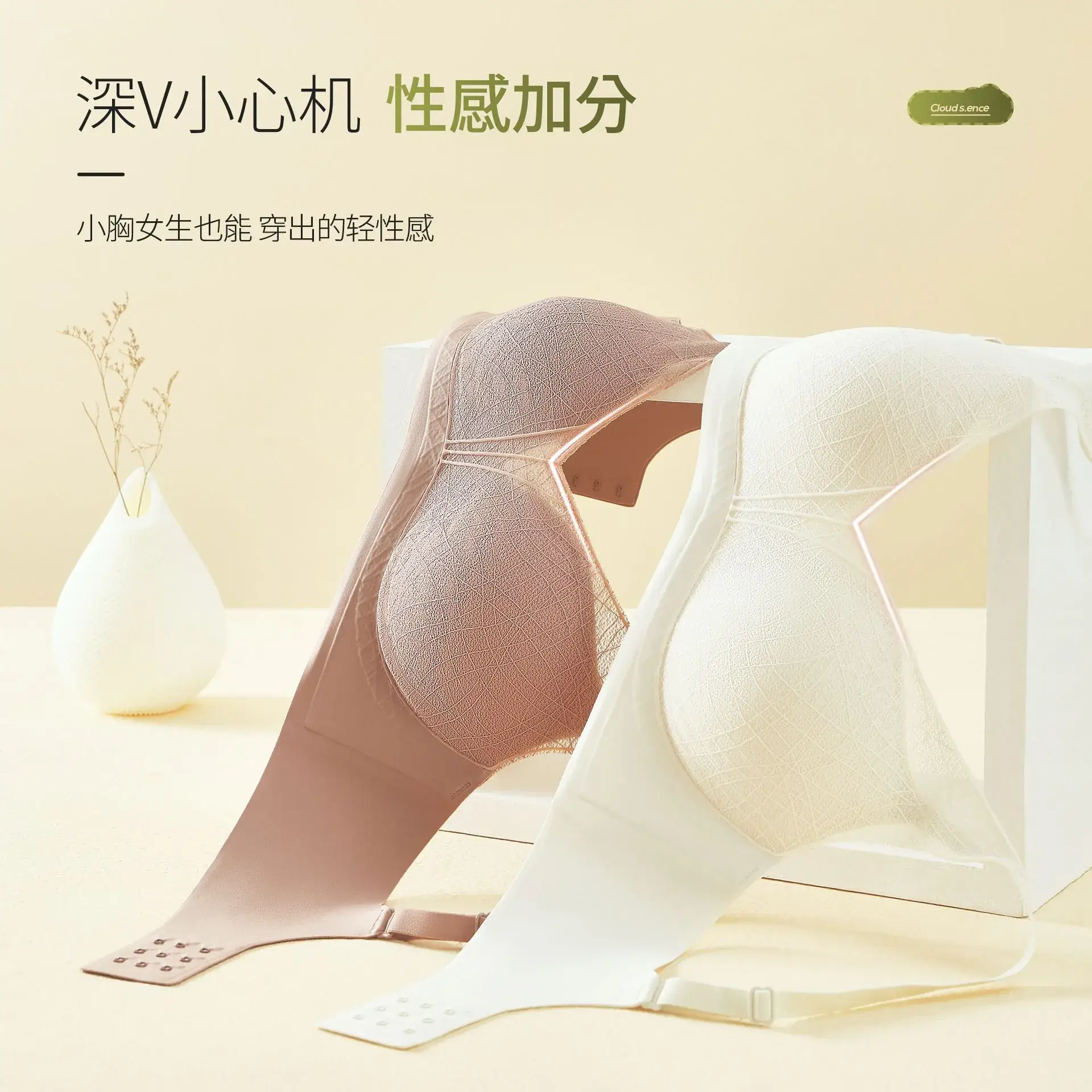Mulberry Silk Push Up Bra for Women - Image 6
