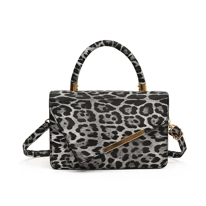 Leopard Textured Crossbody Bag for Women 2024 Winter