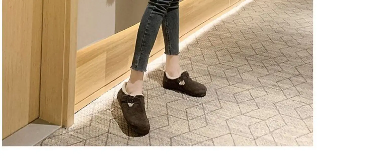 Women Fleece Lined Short Snow Boots Brown Winter — feature 26