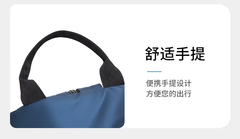 Blue Waterproof Multi-use Backpack for Students and Business Use — feature 10