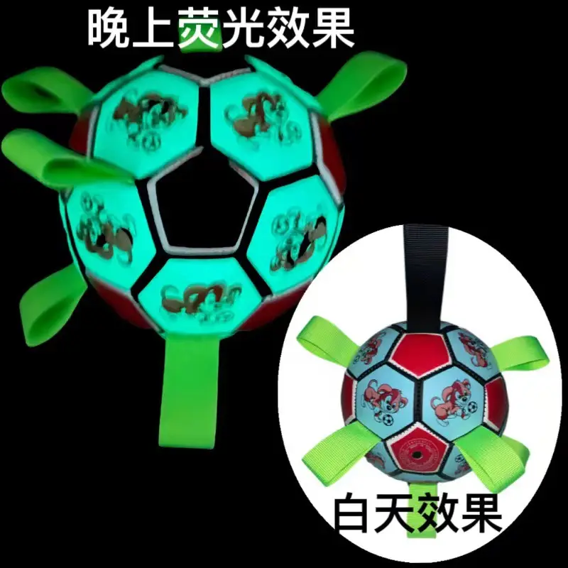 Factory wholesale dog football pet toy molars bite-resistant small football outdoor sports training bite toys — feature 7