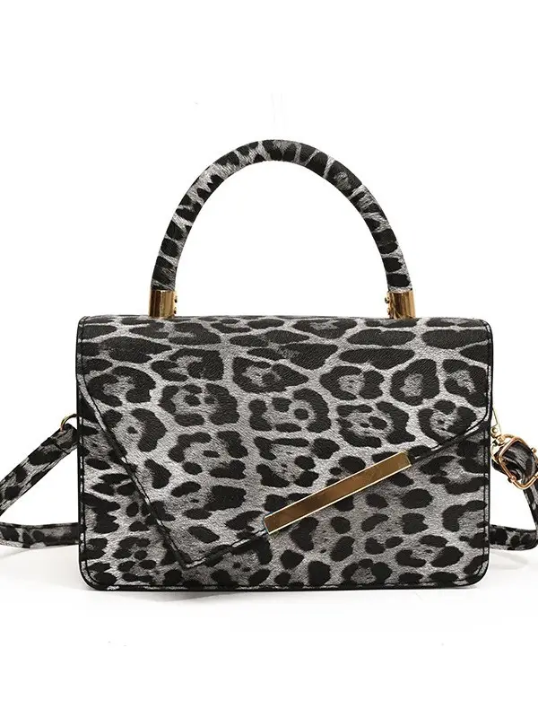 Leopard Print Vintage Shoulder Bag 2024 - Image 9
