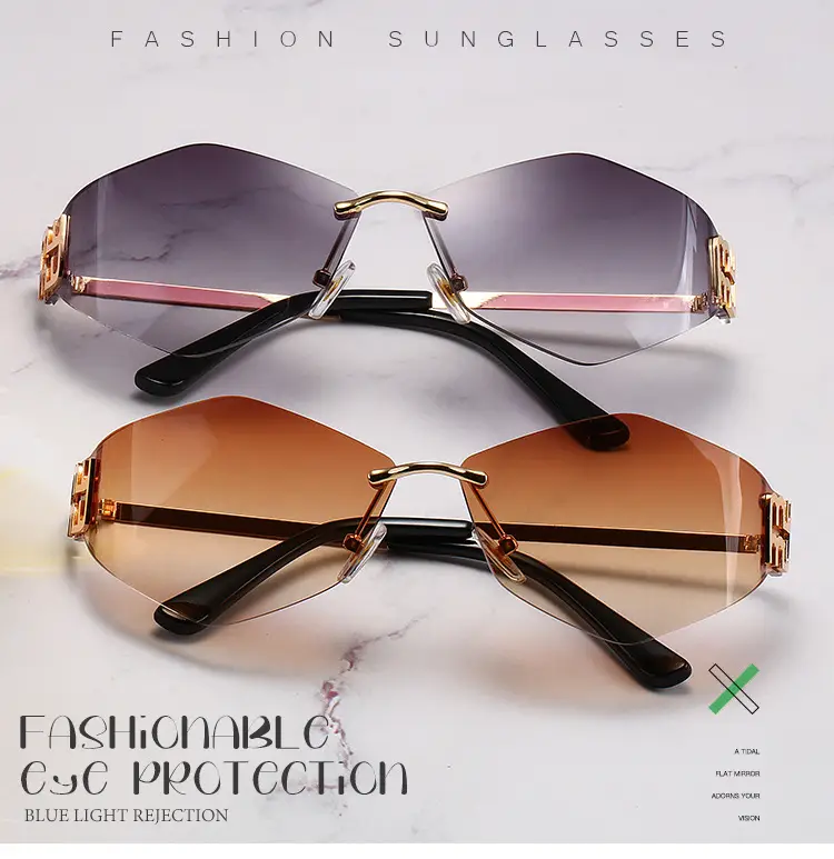 New Metal Frame Sunglasses for Women & Teens β feature 1