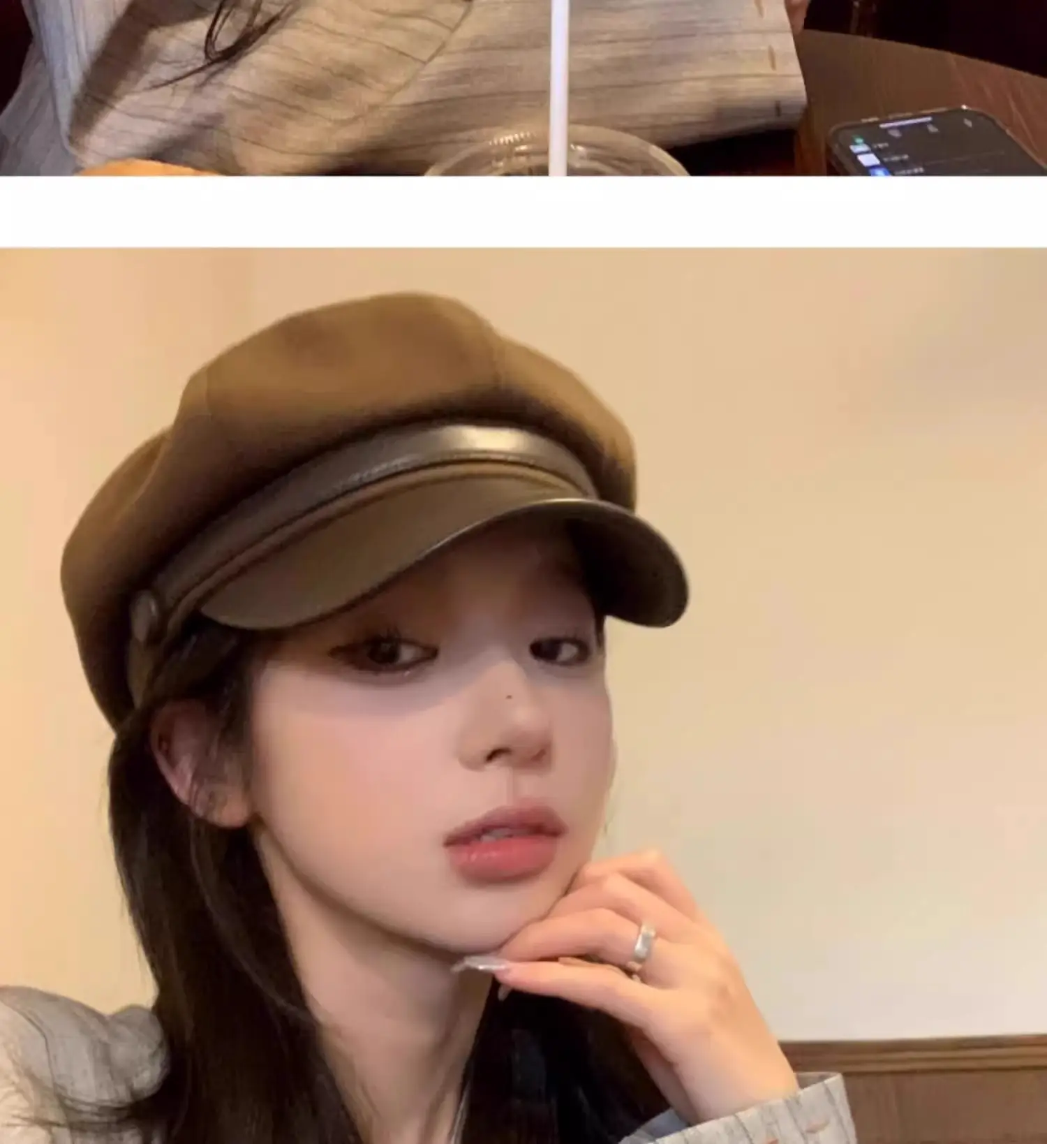 Women British Retro Beret Octagonal Cap 2026 — feature 4
