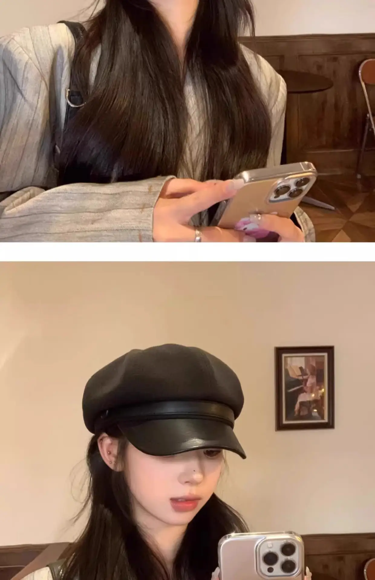 Women British Retro Beret Octagonal Cap 2026 — feature 7