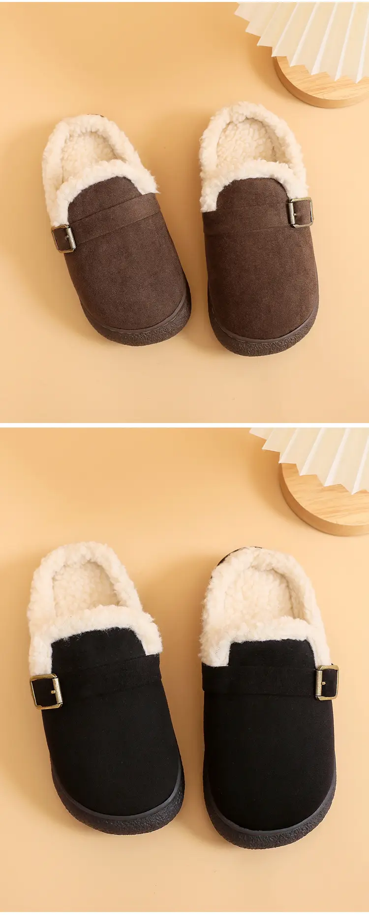 Women's Snow Boots 2026 Autumn and Winter New Korean Fashion Slip-On Shoes Round-Toe Flat Cotton Shoes Women's Loafers — feature 11