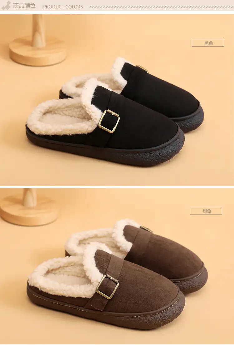 Women's Snow Boots 2026 Autumn and Winter New Korean Fashion Slip-On Shoes Round-Toe Flat Cotton Shoes Women's Loafers — feature 2