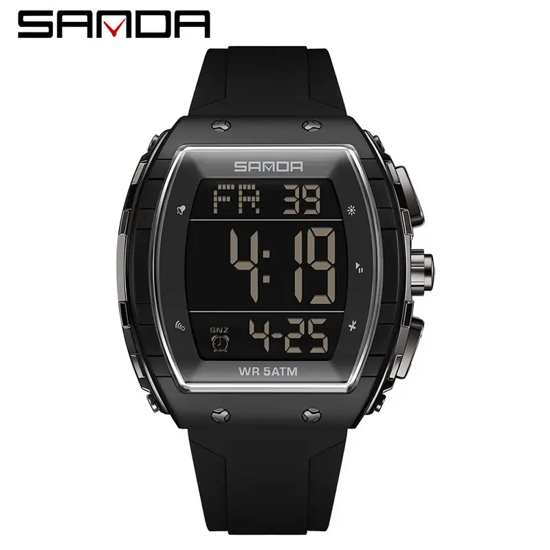 Sanda Waterproof Digital Watch for Men Women 7:18 8:26 - Image 12