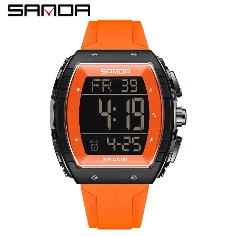 Sanda Waterproof Digital Watch for Men Women 7:18 8:26 - Image 17