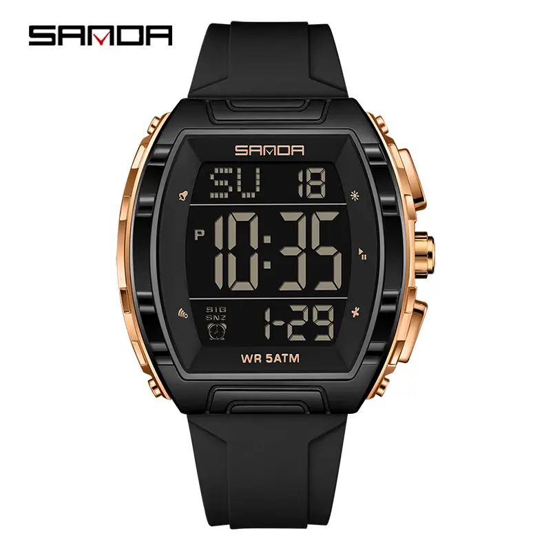 Sanda Waterproof Digital Watch for Men Women 7:18 8:26 - Image 19