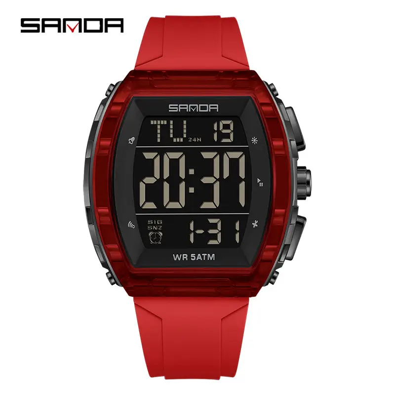 Sanda Waterproof Digital Watch for Men Women 7:18 8:26 - Image 20