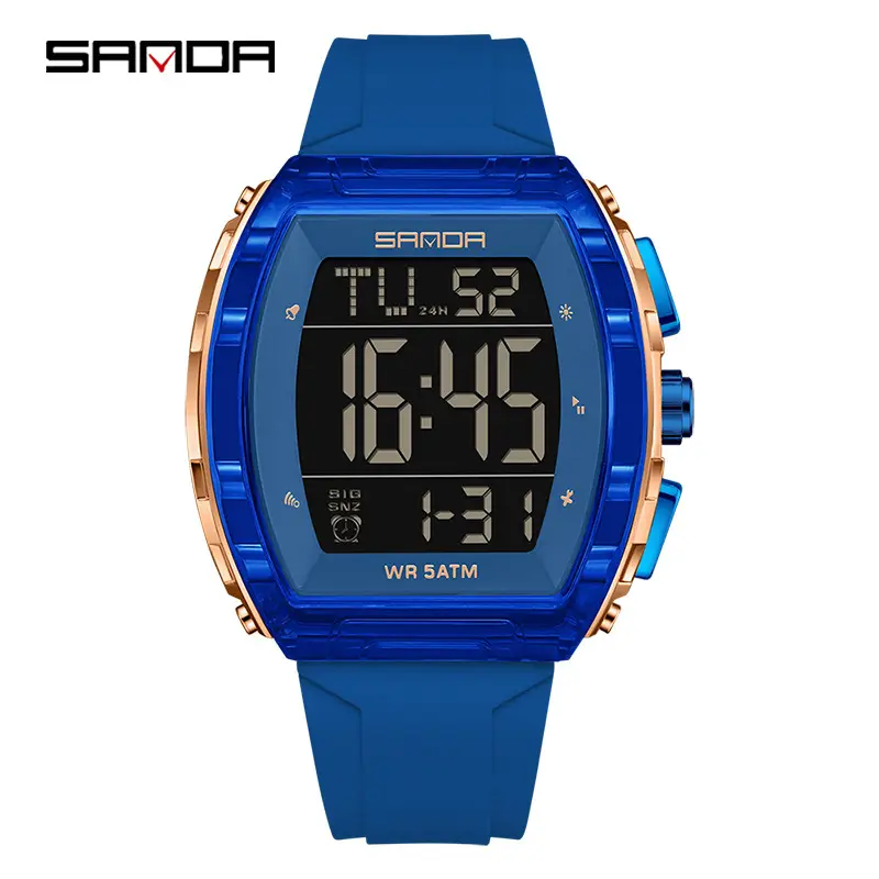 Sanda Waterproof Digital Watch for Men Women 7:18 8:26 - Image 21