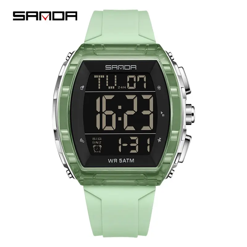 Sanda Waterproof Digital Watch for Men Women 7:18 8:26 - Image 22