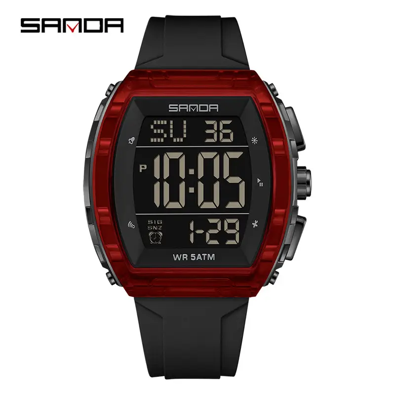 Sanda Waterproof Digital Watch for Men Women 7:18 8:26 - Image 25