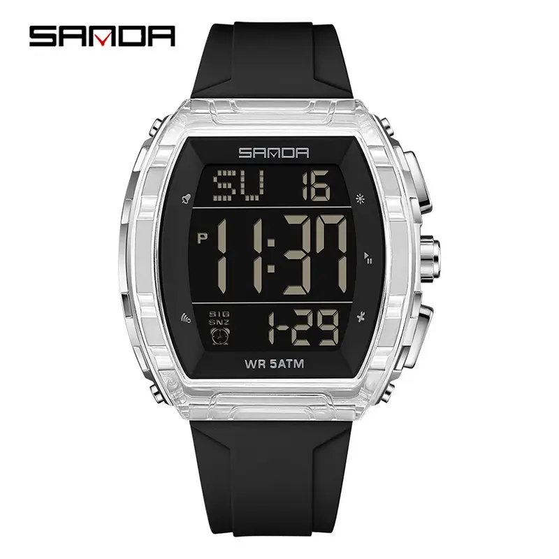 Sanda Waterproof Digital Watch for Men Women 7:18 8:26 - Image 26