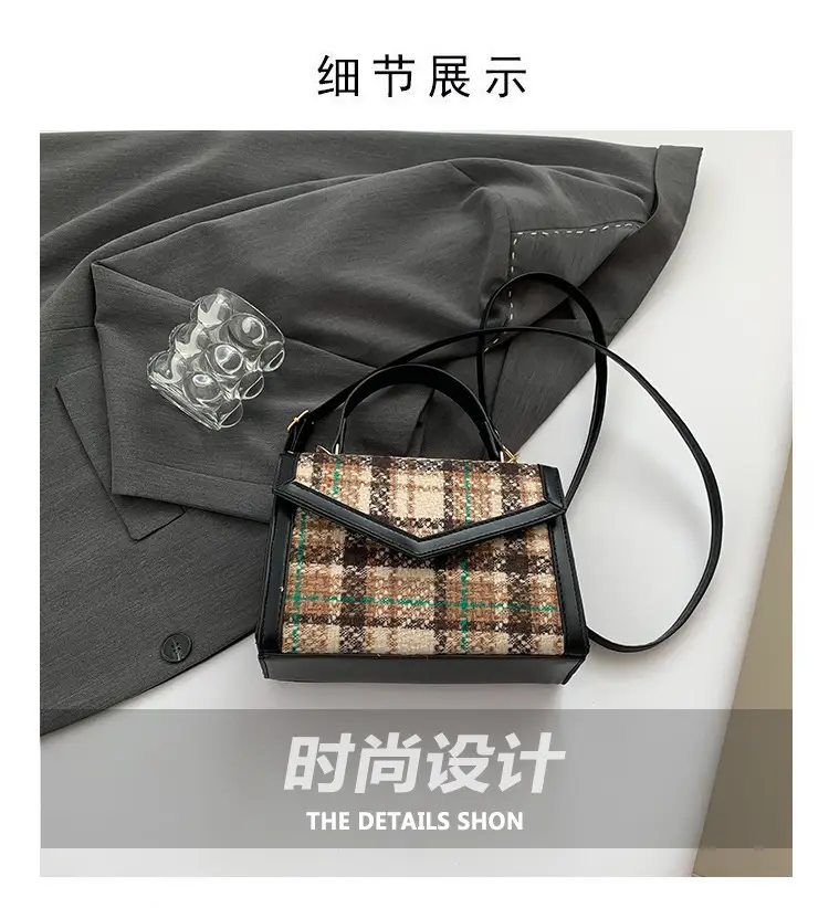 Small Square Plaid Crossbody Bag for Women 2024 — feature 3