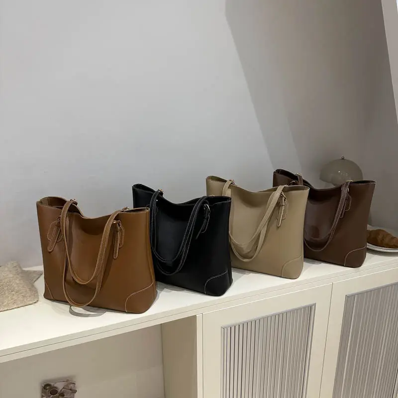 Beige Large Capacity Women's Tote Bag 2024