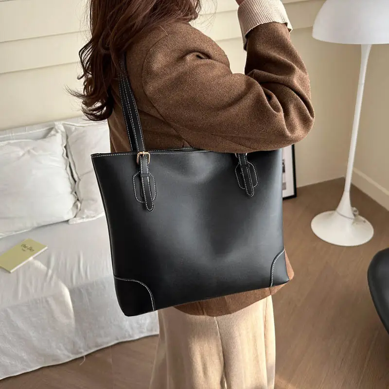 Beige Large Capacity Women's Tote Bag 2024