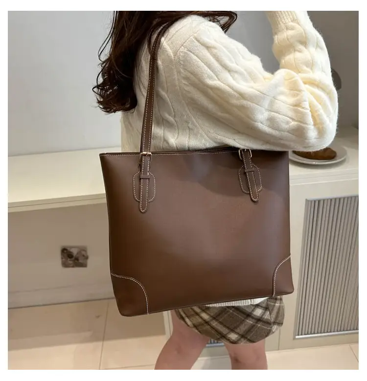 Beige Large Capacity Women's Tote Bag 2024 — feature 11