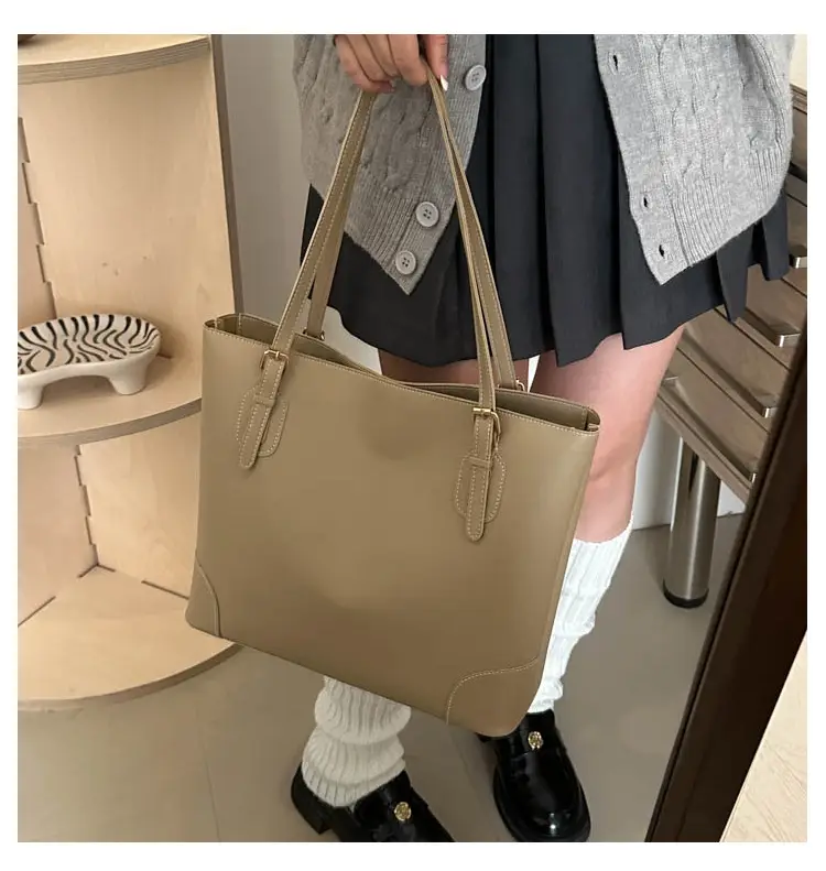 Beige Large Capacity Women's Tote Bag 2024 — feature 19