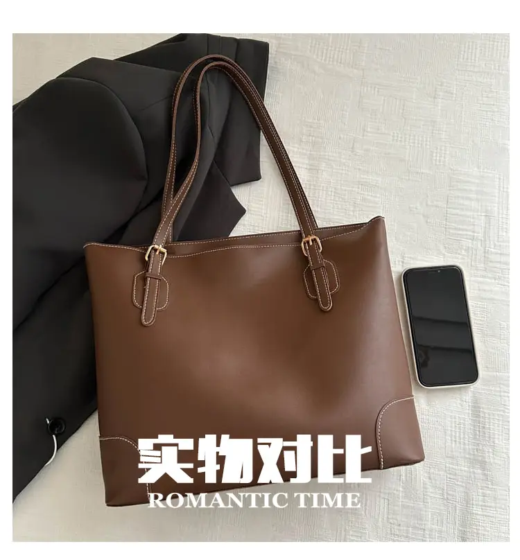 Beige Large Capacity Women's Tote Bag 2024 — feature 7