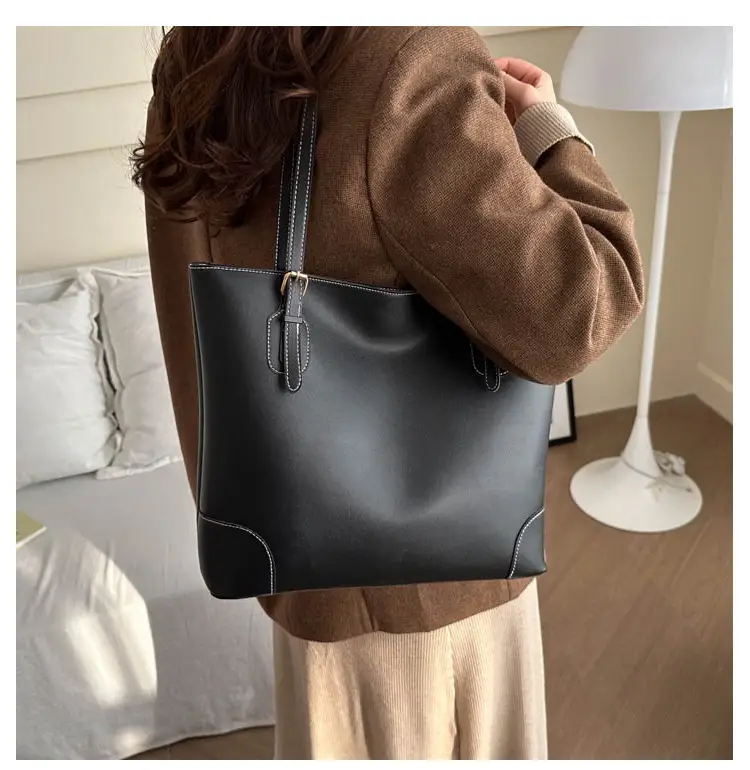 Beige Large Capacity Women's Tote Bag 2024 — feature 8