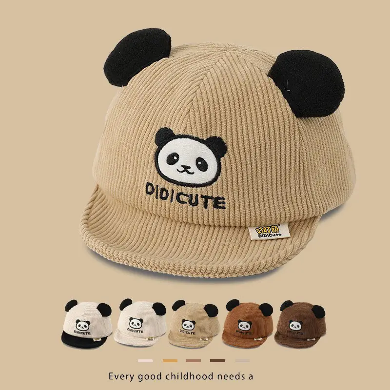 Baby Panda Beanie Cap for Boys Spring Autumn Winter - Image 7