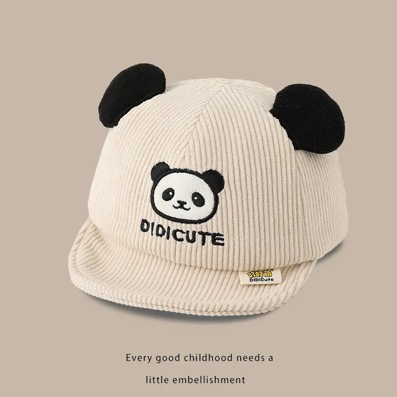 Baby Panda Beanie Cap for Boys Spring Autumn Winter - Image 5