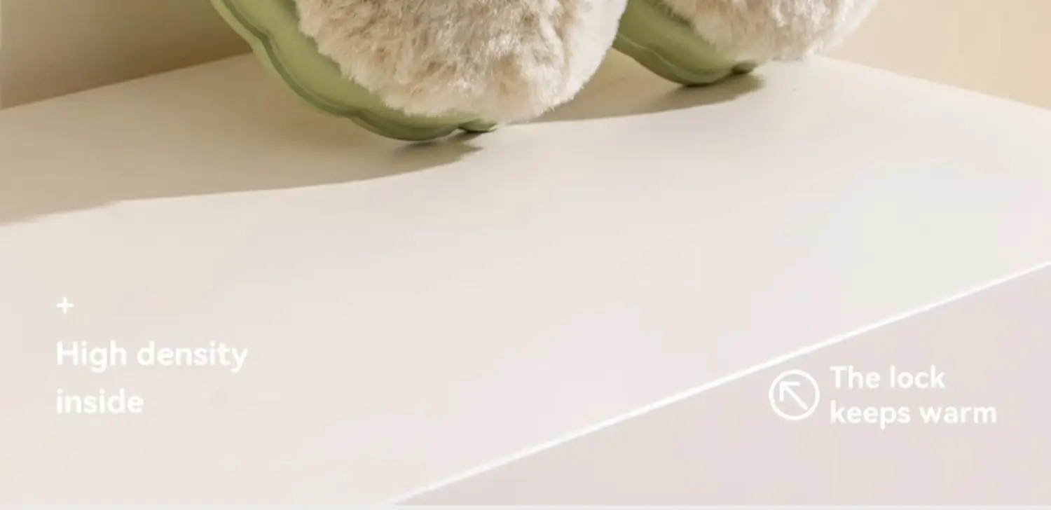 Bow Cotton Slippers Ladies Winter 2024 Non-Slip Fleece — feature 6